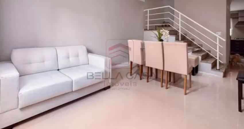 Sobrado a venda em condomínio mobiliada 110 m², 2 suítes e 3 vagas - vila bela