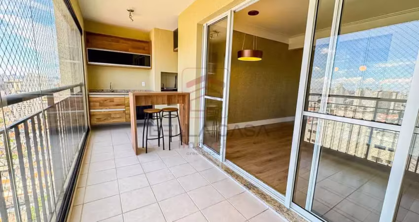 Apartamento a venda na mooca com 3 quartos, 2 vagas e varanda gourmet