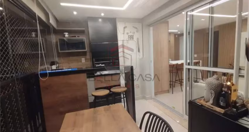 Apartamento no Brás - próximo metro -  2  suítes - Totalmente mobiliado -1 vaga - lazer Club