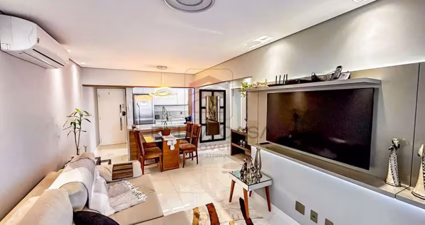 Apartamento a venda com 3 dormitórios - 1 suíte - 2 vagas - varanda gourmet  todo mobiliado