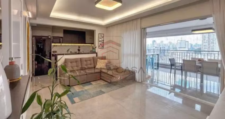 Apartamento a venda mooca com 3 suítes, varanda gourmet.