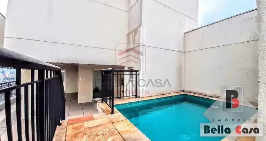 Cobertura penthouse com 4 dormitórios e 3 vagas, próximo ao metrô na vila prudente