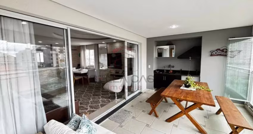 Apartamento a venda no bairro da mooca com 3 suites, varanda gourmet e 3 vagas