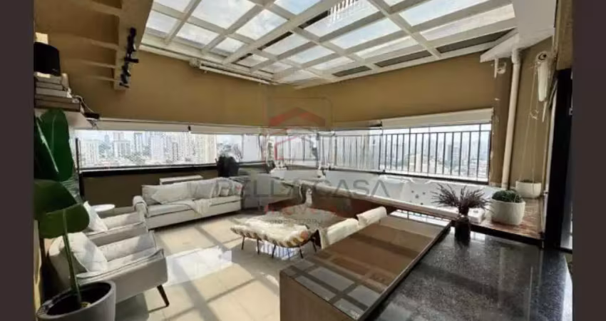 Apartamento cobertura à venda com 140m², 3 quartos e 2 vagas