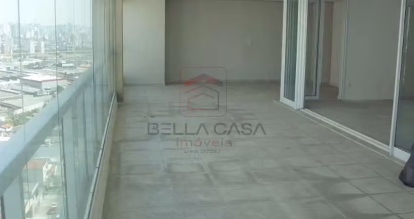 Apto alto padrão no parque da mooca no contra piso - veranda