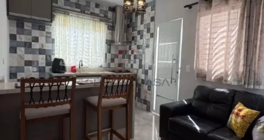 Casa mobiliada com 1 dormitório/ espaço gourmet /1 vaga para alugar na vila ema