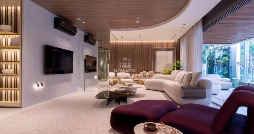 Lançamento! 3 quartos e 4 vagas de garagem, 193m2, no ecoville!
