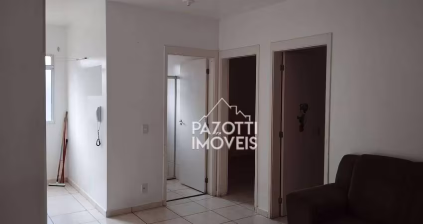 Apartamento com 2 dormitórios à venda, 47 m² por R$ 160.000 - Ipiranga - Ribeirão Preto/SP