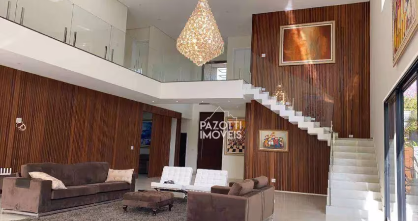 Casa com 4 dormitórios à venda, 540 m² por r$ 4.300.000,00 - condomínio guaporé - ribeirão preto/sp