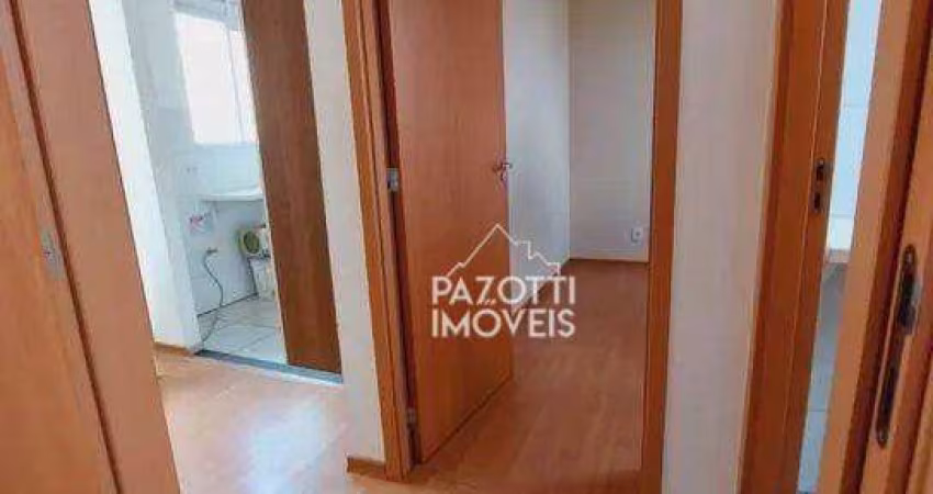 Apartamento com 2 dormitórios à venda, 45 m² por R$ 153.700,00 - Jardim Ouro Branco - Ribeirão Preto/SP