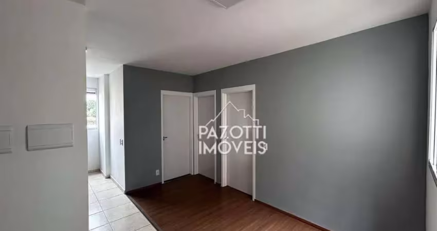 Apartamento com 2 dormitórios à venda, 45 m² por r$ 181.000 - ipiranga - ribeirão preto/sp