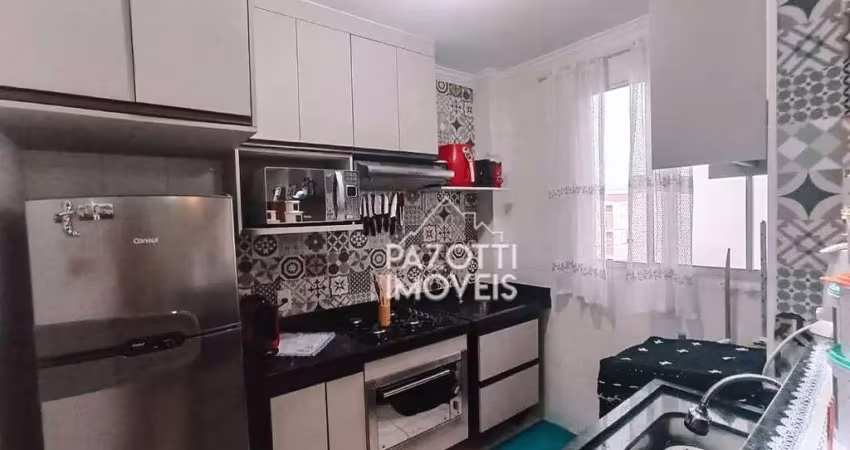 Apartamento com 2 dormitórios à venda, 47 m² por r$ 235.000,00 - residencial jequitibá - ribeirão preto/sp
