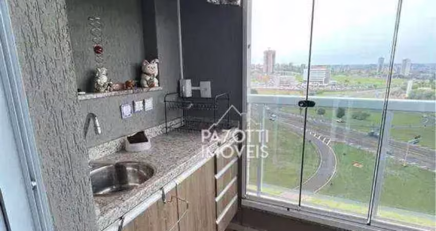 Apartamento com 1 dormitório à venda, 46 m² por r$ 315.000,00 - nova aliança - ribeirão preto/sp