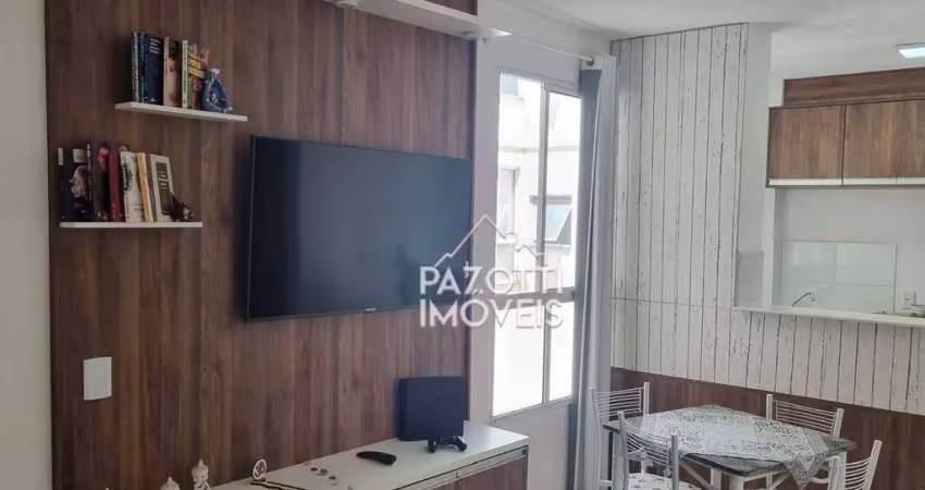 Apartamento com 2 dormitórios à venda, 48 m² por r$ 191.000,00 - chácaras hipica - ribeirão preto/sp