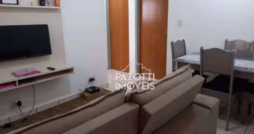 Apartamento com 2 dormitórios à venda, 47 m² por r$ 150.000,00 - jardim itaú - ribeirão preto/sp