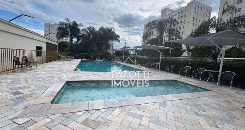 Apartamento com 2 dormitórios à venda, 56 m² por r$ 245.000,00 - distrito de bonfim paulista - ribeirão preto/sp