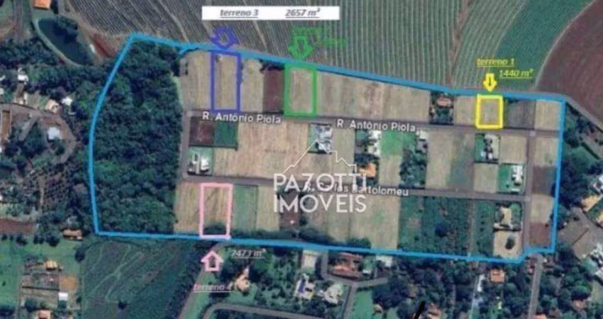 Terreno à venda, 2 m² por r$ 664.250,00 - condominio recanto tranquilo - brodowski/sp