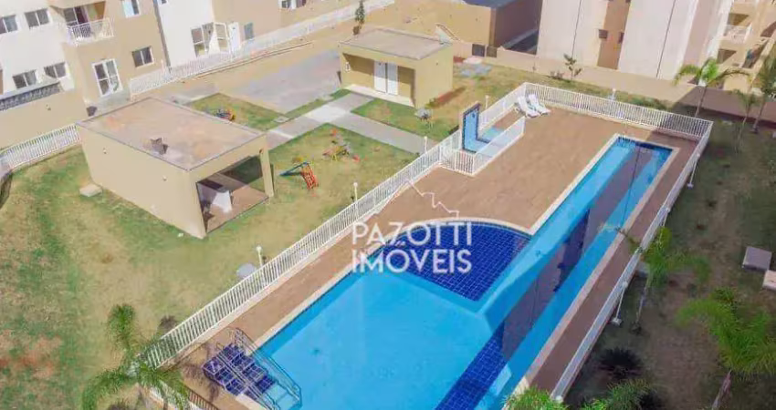 Apartamento com 2 dormitórios à venda, 58 m² por r$ 280.000,00 - jardim anhangüera - ribeirão preto/sp