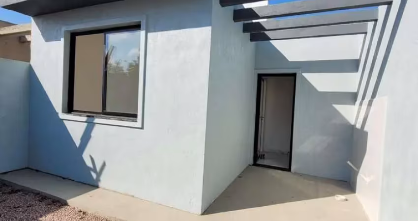 Seu novo lar! casa geminada nova com suite - nova tramandai