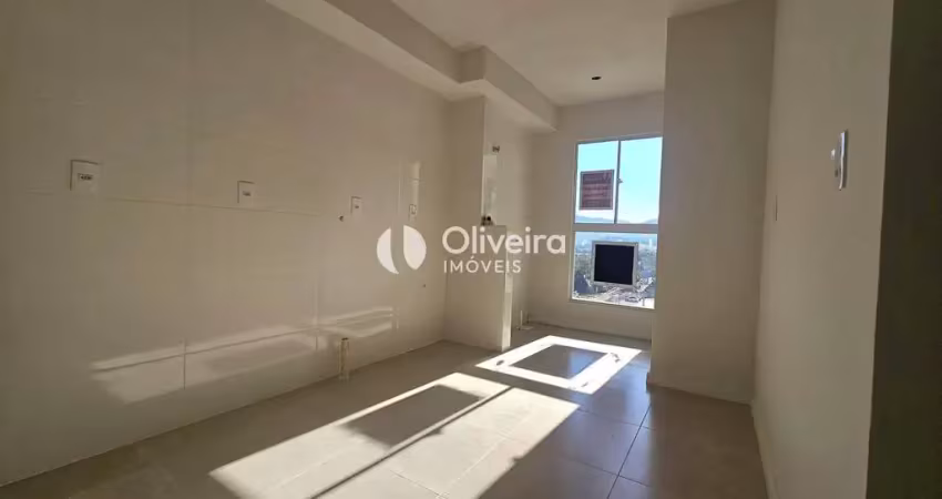 Apartamento novo com 2 dormitórios, garagem e sacada com churrasqueira em camobi