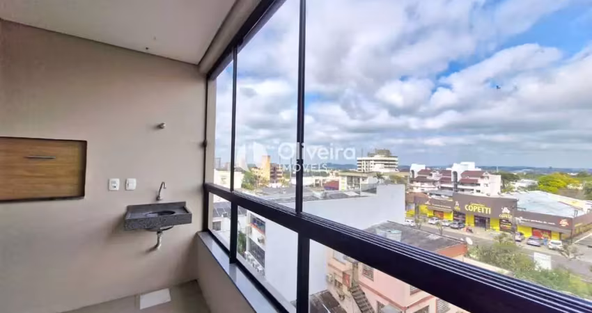 Apartamento de 02 dormitórios com sacada e churrasqueira para locação!!