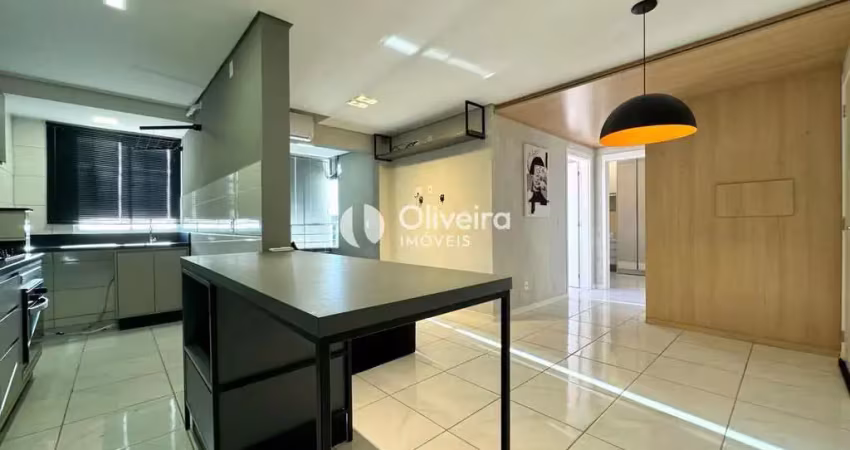 Apartamento com 02 quartos, churrasqueira e 01 vaga de garagem para locação!!