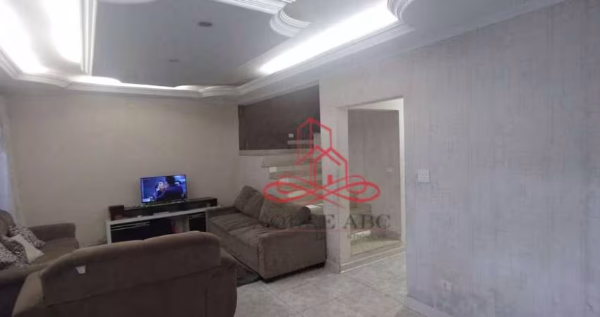 Sobrado com 4 dormitórios à venda, 216 m² por R$ 640.000,00 - Jardim Teles de Menezes - Santo André/SP