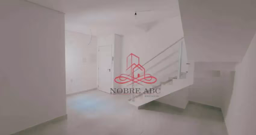 Cobertura com 2 dormitórios à venda, 111 m² por R$ 460.000 - Jardim do Estádio - Santo André/SP