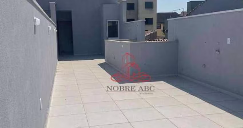 Cobertura com 2 dormitórios à venda, 120 m² por R$ 530.000,00 - Vila Humaitá - Santo André/SP