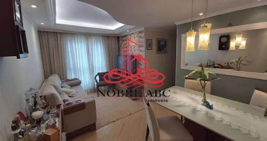 Apartamento com 2 dormitórios à venda, 49 m² por R$ 350.000,00 - Vila Tibiriçá - Santo André/SP