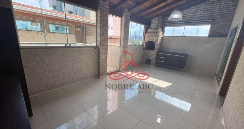 Cobertura com 3 dormitórios à venda, 76 m² por R$ 785.000,00 - Vila Valparaíso - Santo André/SP