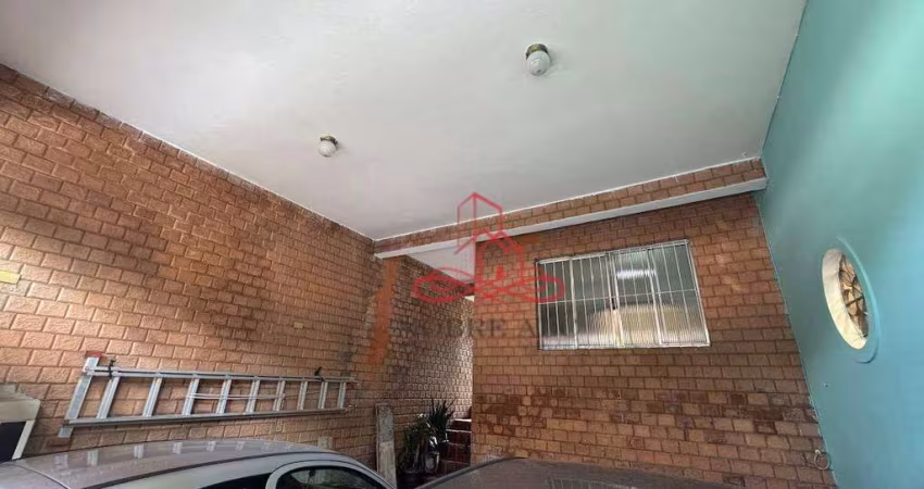 Casa com 2 dormitórios para alugar por R$ 1.600/mês - Vila Guaraciaba - Santo André/SP