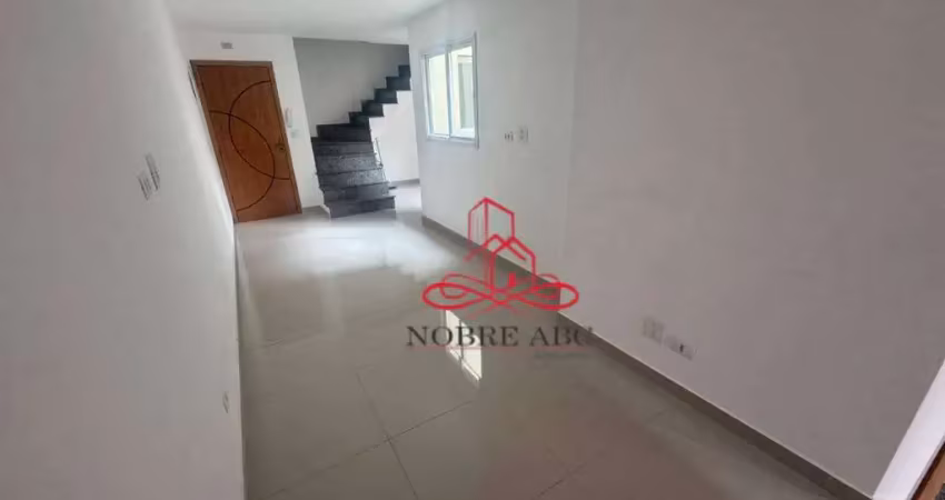 Cobertura com 2 dormitórios à venda, 52 m² por r$ 395.000,00 - jardim santo alberto - santo andré/sp