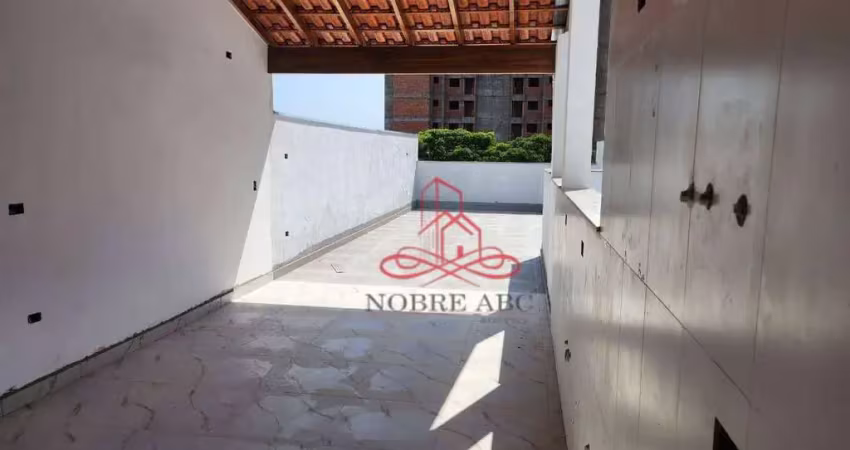 Cobertura com 3 dormitórios à venda, 146 m² por r$ 900.000,00 - campestre - santo andré/sp