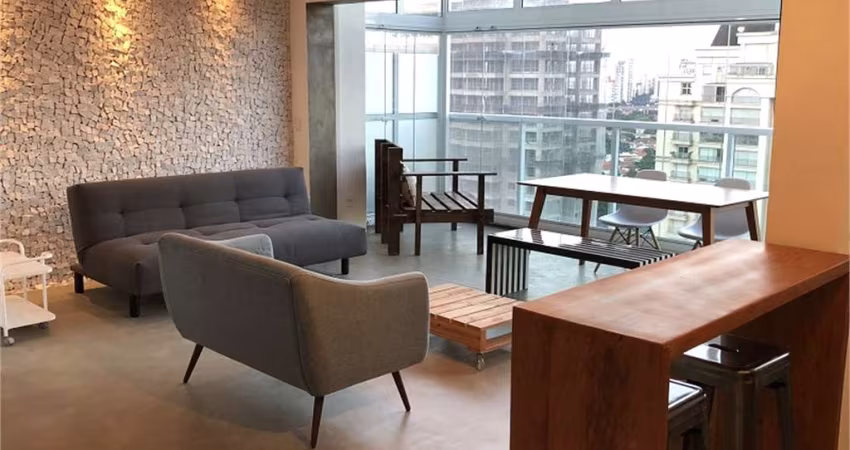 Apartamento à venda de 85 m² no Brooklin de 1 dormitório, 1 suite e 1 vaga.