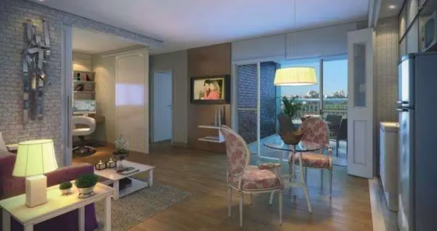 Ótimo investimento ou moradia. mobiliado!  1 quarto,  1 vaga de garagem, com ampla varanda gourmet