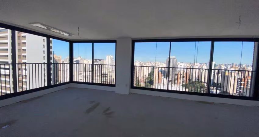 Apartamento novo, de alto padrão, em andar alto, a venda em Moema, com 375 m2, 4 suítes e 4 vagas