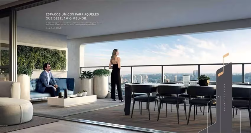 Apartamento na chac. sto antonio com 227 m² com 4 suítes e 4 vagas.