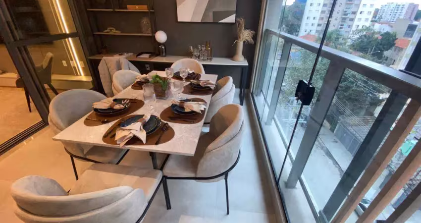 Apartamento novo com 2 suítes, terraço e 1 vaga, a venda no brooklin