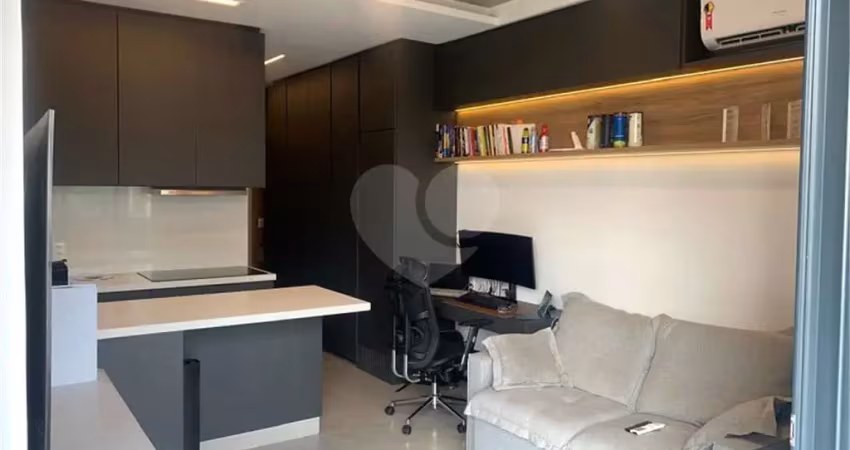 Apartamento de 44 m² (studio) na vila olímpia com 1 dormitório (suíte), 1 vaga na garagem e varanda