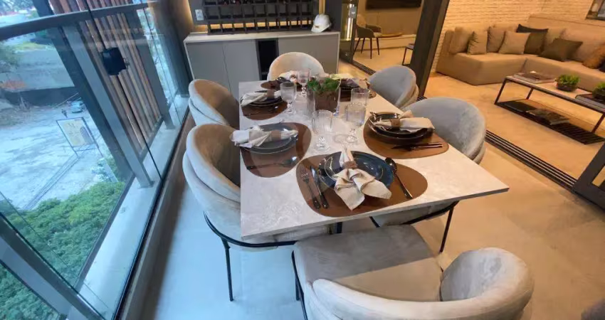 Apartamento novo a venda no brooklin, com 74 m2, 2 suítes, lavabo, terraço e 1 vaga de garagem