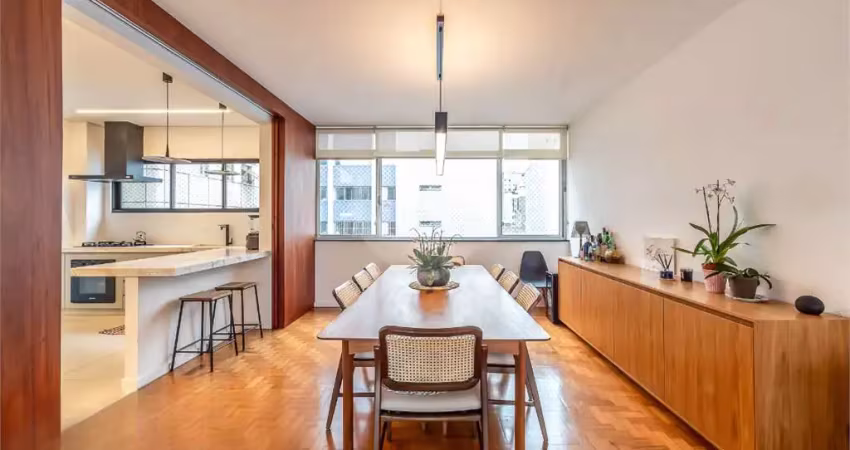 Apartamento à venda de 159 m² na consolação, reformado, com 3 quartos, 1 suíte e 1 vaga.