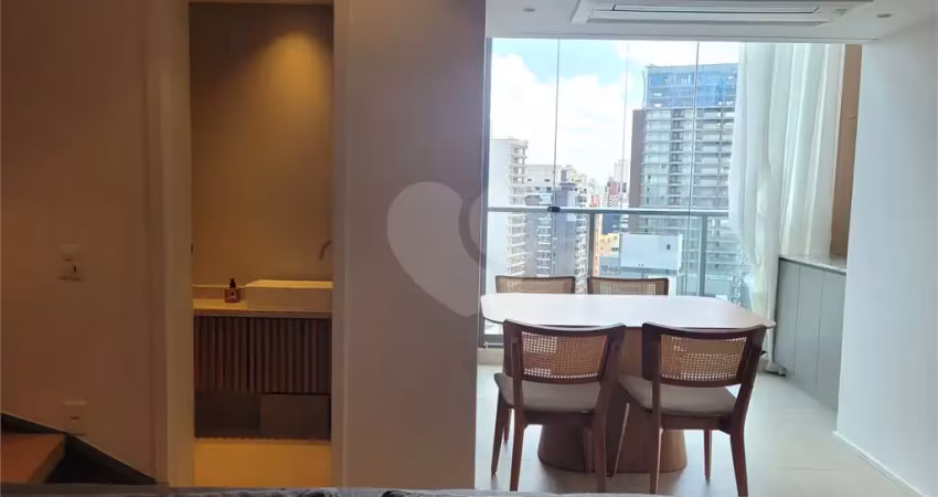Apartamento mobiliado em prédio novo no jardim américa
