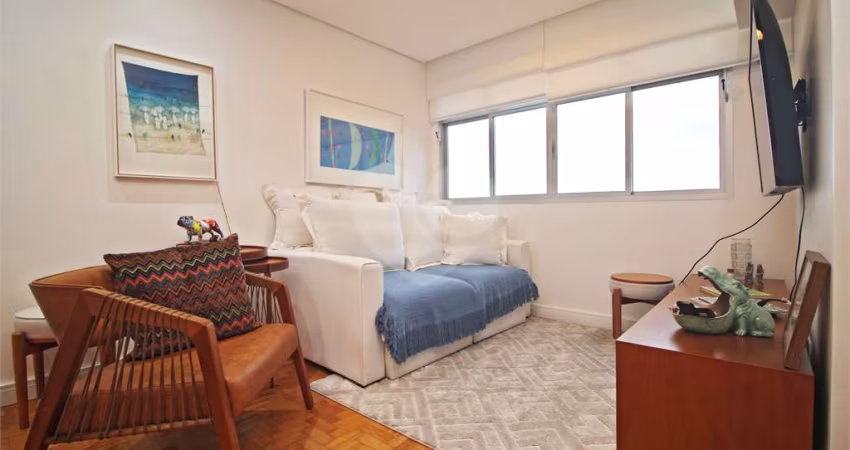 Apto mobiliado no Paraiso, próx. à Paulista e Beneficêcia Portuguesa, reformado, 2 dorm.(1 ste), 1 vaga, ar cond., andar alto