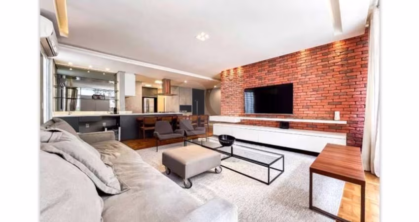 Locação no Itaim! Lindo apartamento mobiliado com 2 dorms, sendo 1 suite, varanda e bem localizado