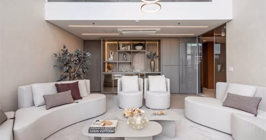 Conjunto comercial de alto padrão com 210m² e 6 vagas de garagem