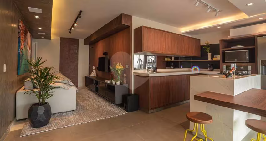Apartamento 1 suíte - decoração contenporanea - garagem e lazer