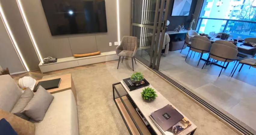 Apartamento com 2 suítes, terraço, lavabo e 1 vaga a venda no brooklin, perto do metrô