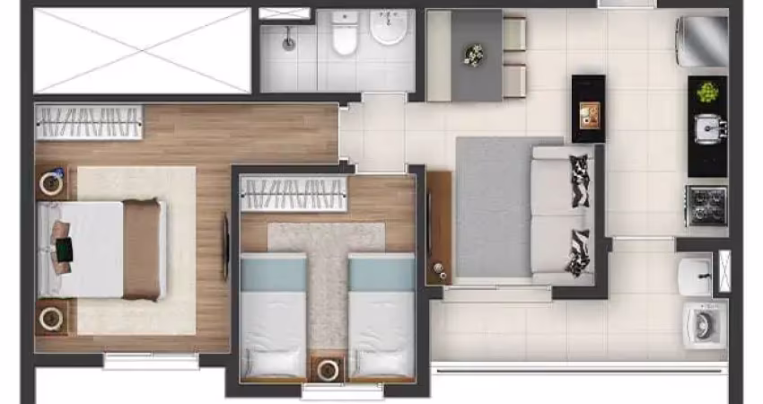 Apartamento em Nova Aldeinha/Aldeia - Barueri SP