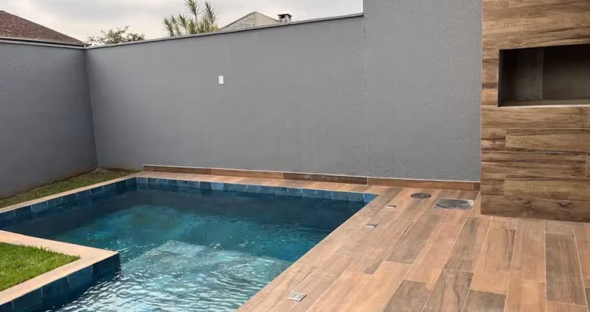 Excelente sobrado no saguaçu, 3 suites, 4 vagas, piscina. 190m2 privativos